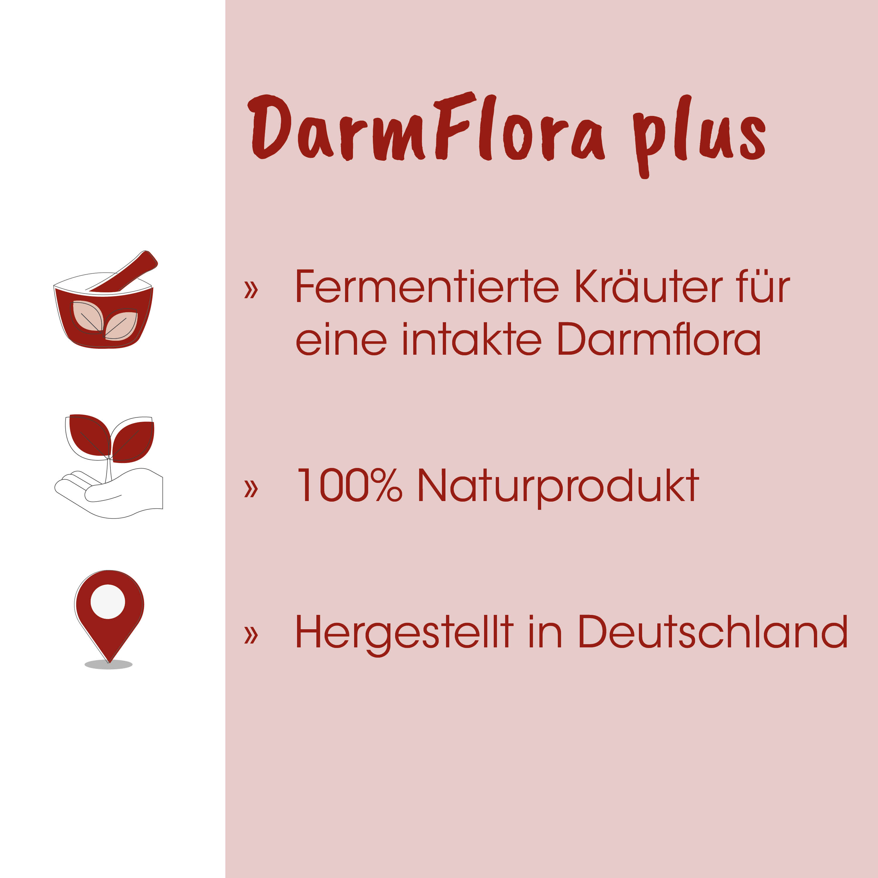 fermentierte Kräuter, intakte Darmflora, Naturprodukt, hergestellt in Deutschland, Medizinische Ernährung