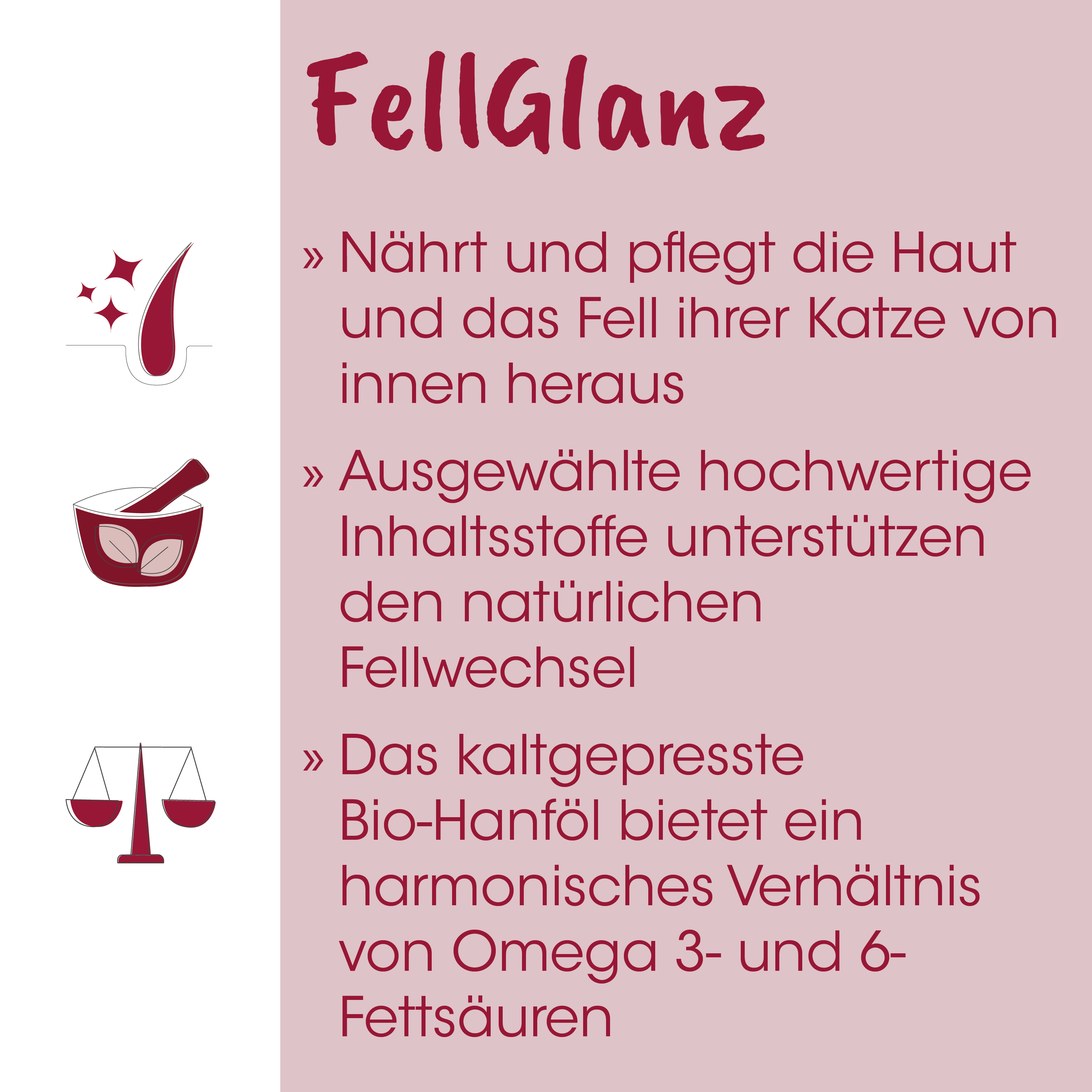 Kardamom?, Das Korn?, Fell Gallanz?, Bildtext?, Hautpflege?