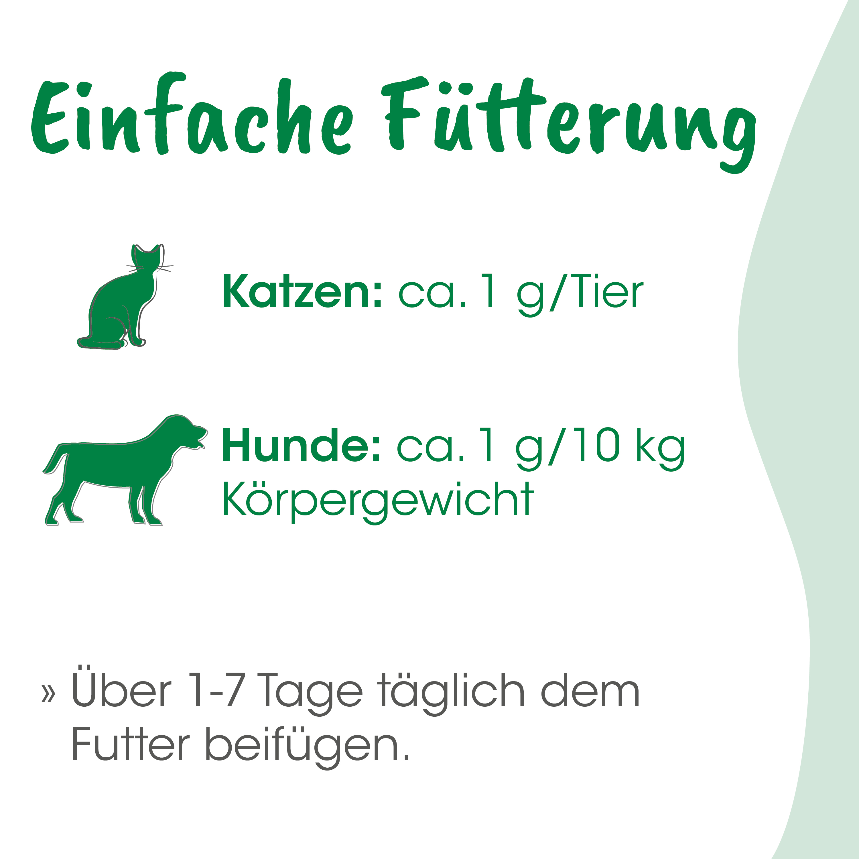 Futter, Tierfutter, Katzenfutter, Hundefutter, Inhaltsangabe