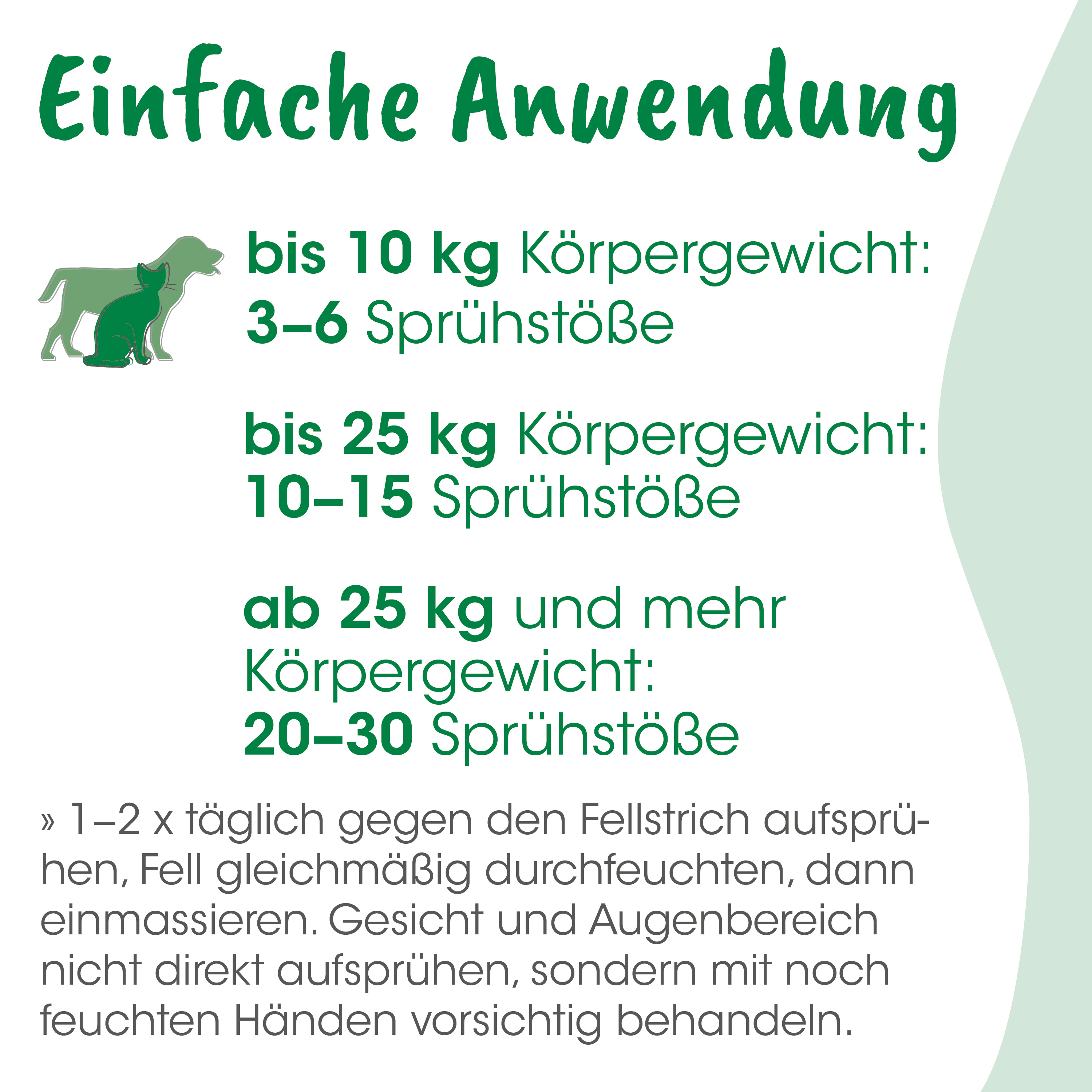 Hund, Katze, Silhouette, Grün, Text
