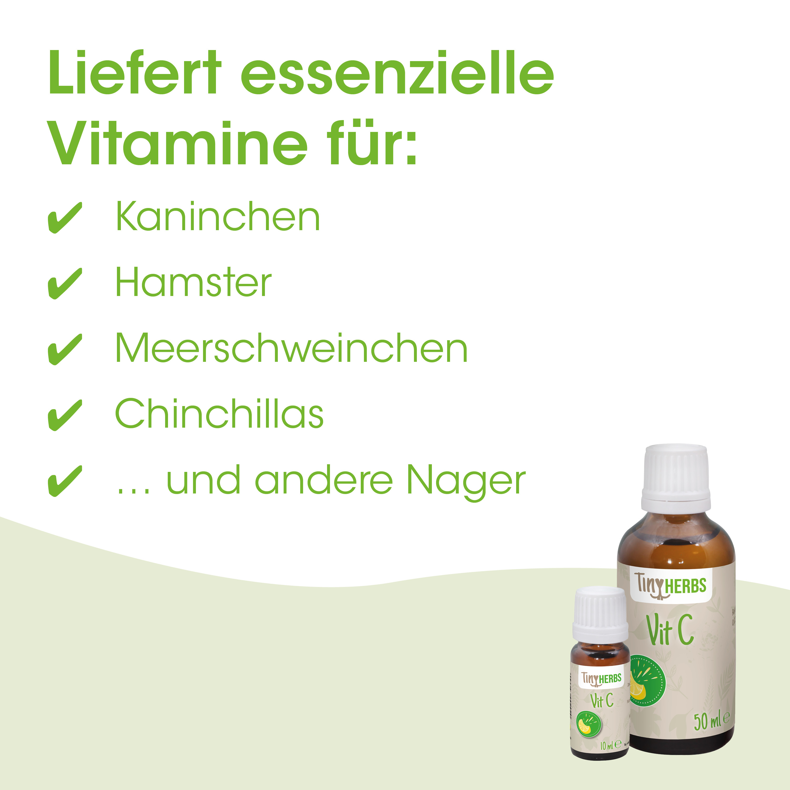Vitamin C, Flüssigpräparat, Orange Farbe, Dropper-Flasche, Tiny Herbs
