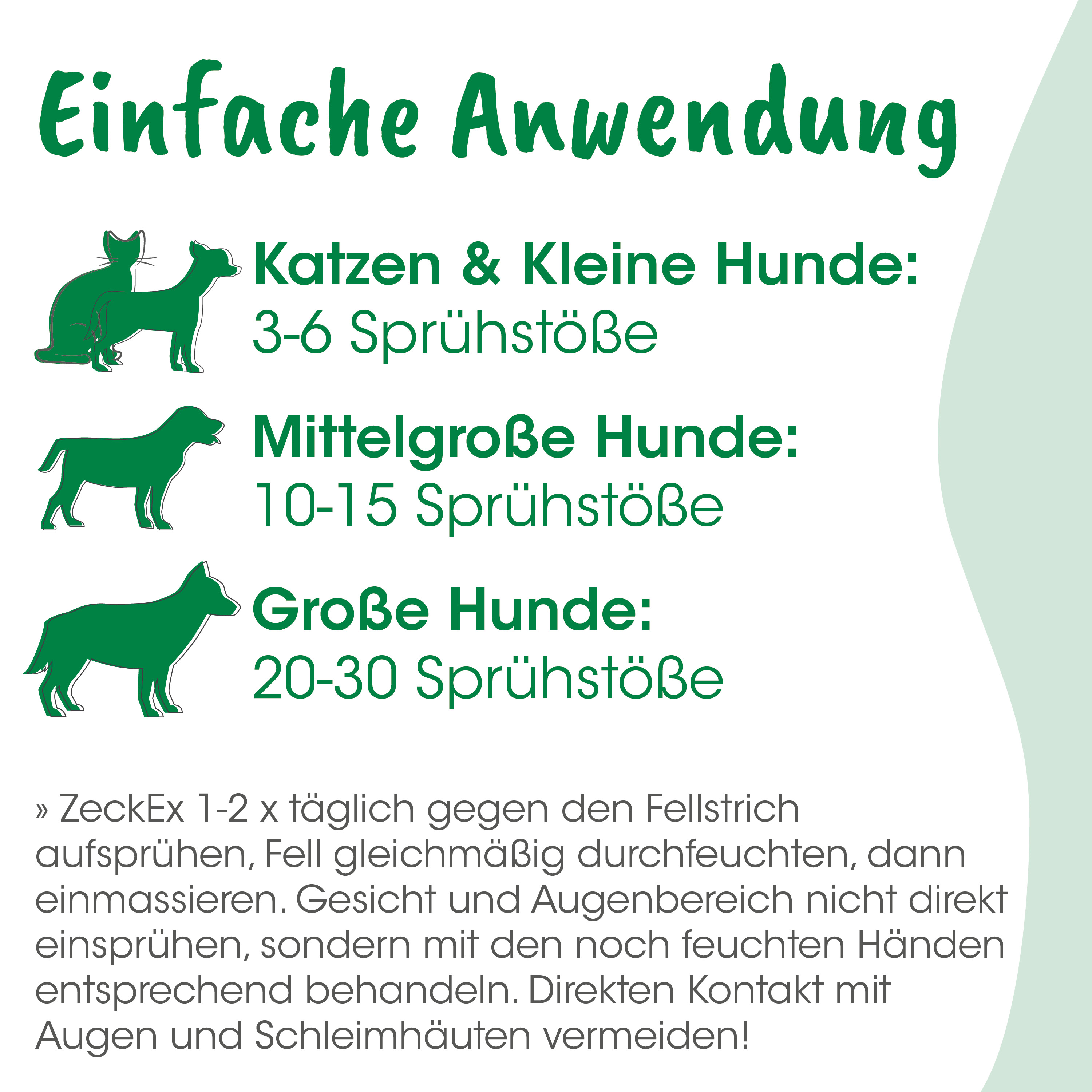 Poster, Katzen Hunde, Sprühstöße, Anleitung, Hunde