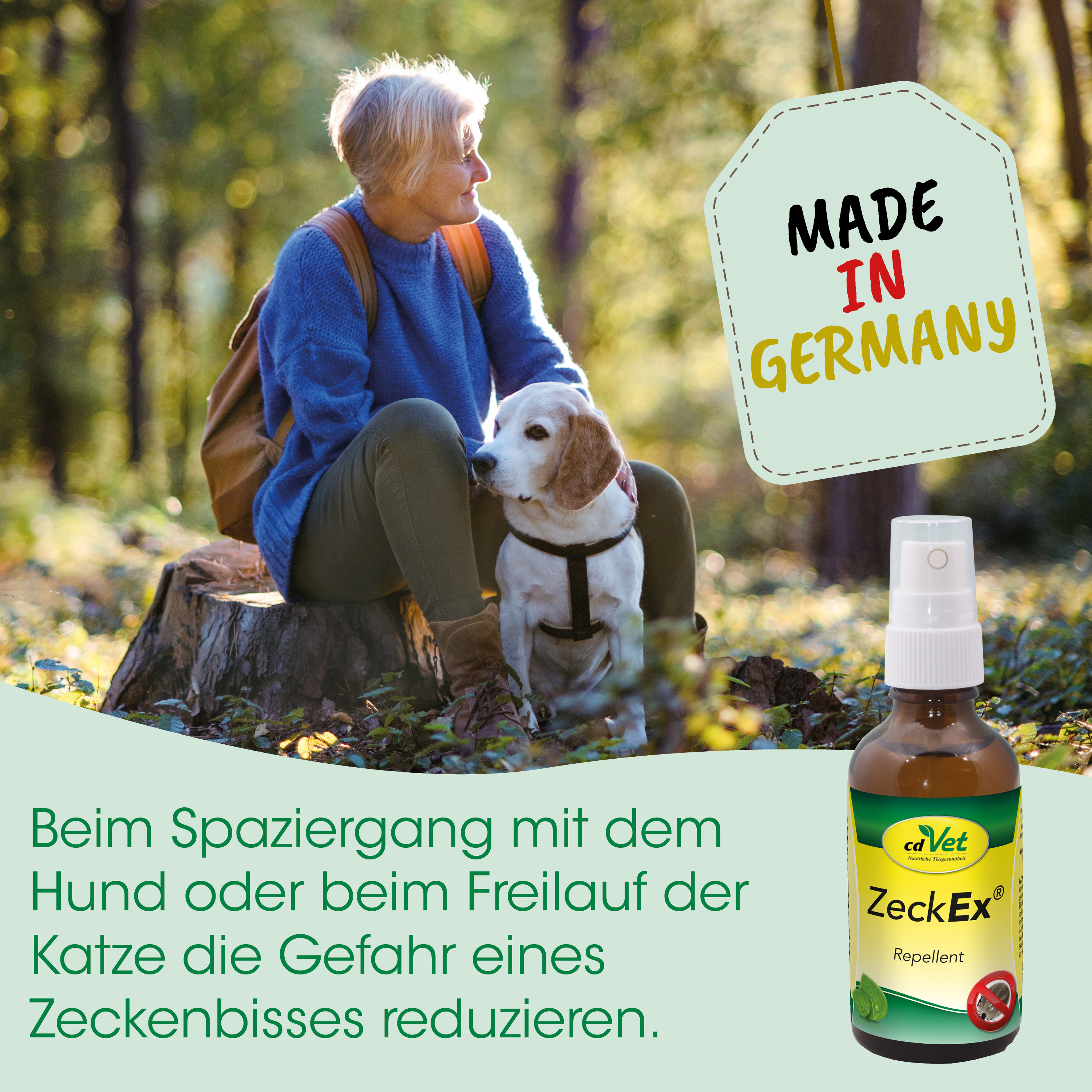 hund, spray gegen zecken, zeckenmittel, outdoor, made in Germany
