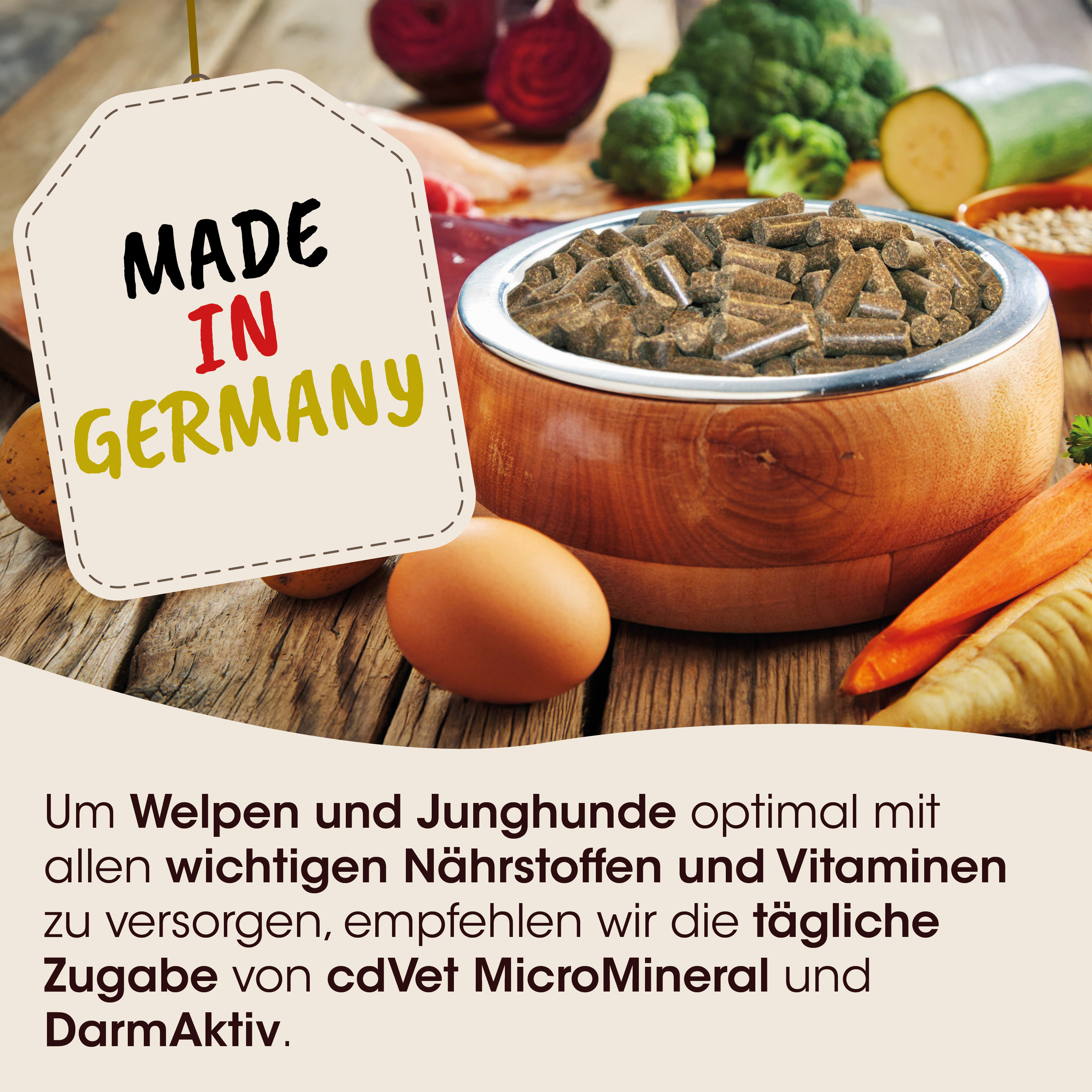nahrungsien, tierfutter, trockenfutter, kroketten, made in germany