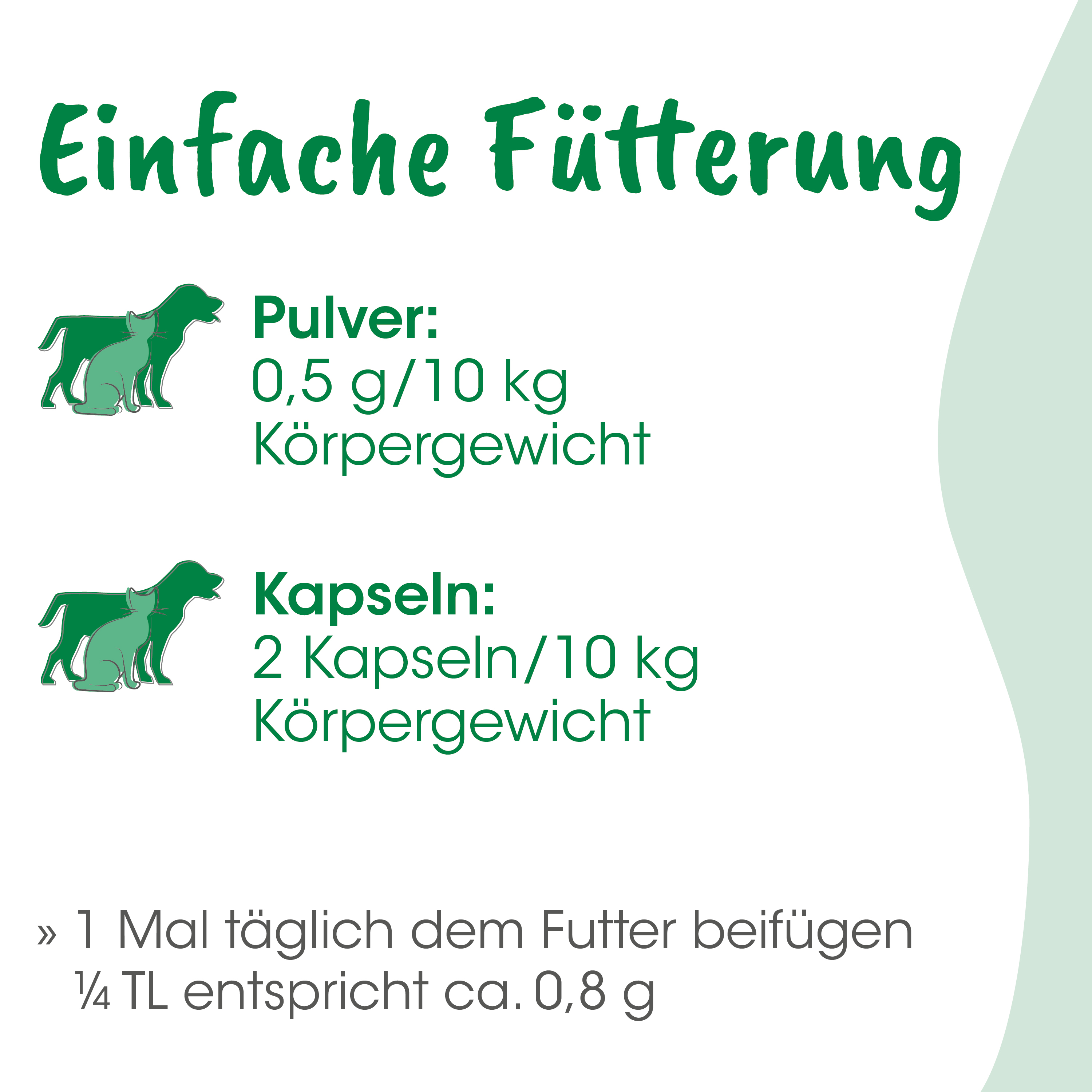 Paket, Kapseln, Pulver, Körpergewicht, Tierarztbedarf