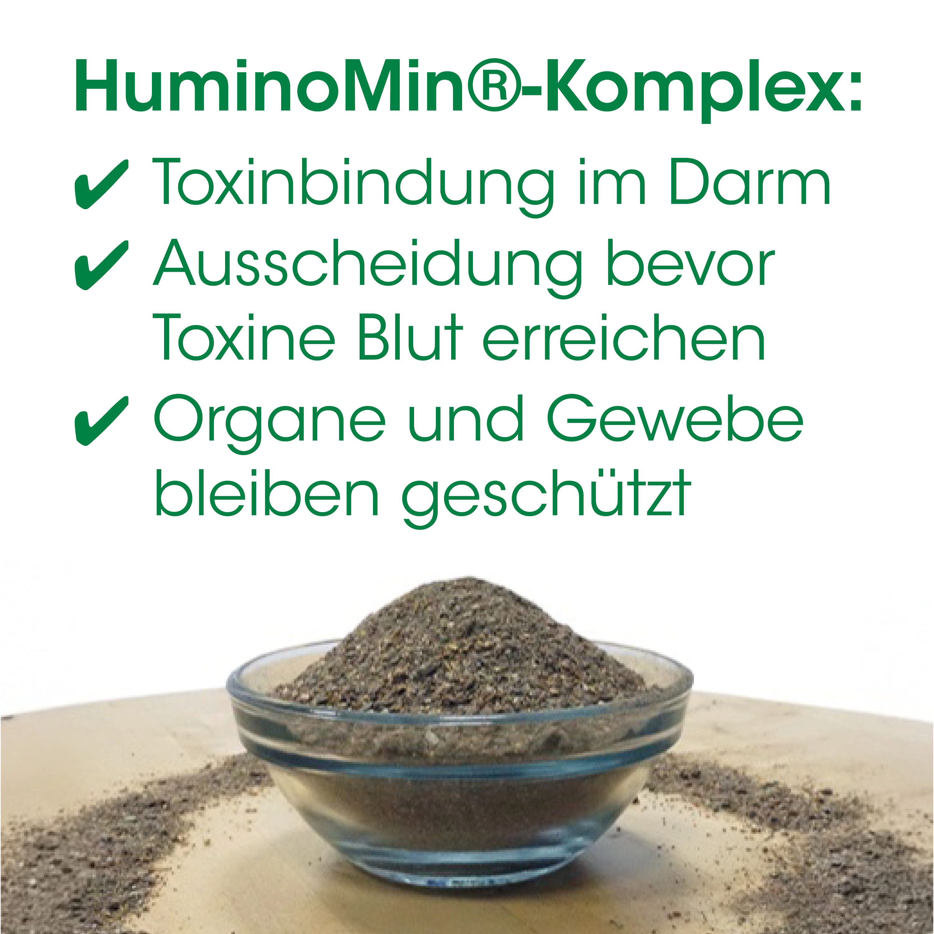 Gehaltspulver, Darmtoxikum-Text, Schluckbare Substanz, Puder, Kohlenstoffmischung