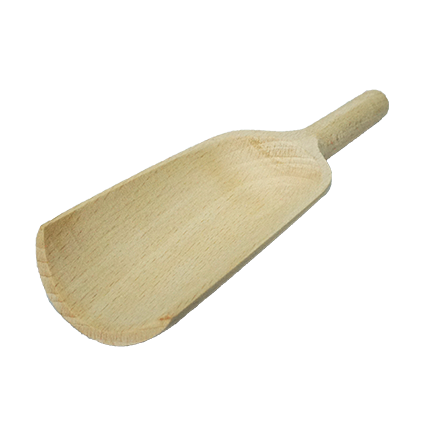 Schaufel aus Holz flach 18 cm
