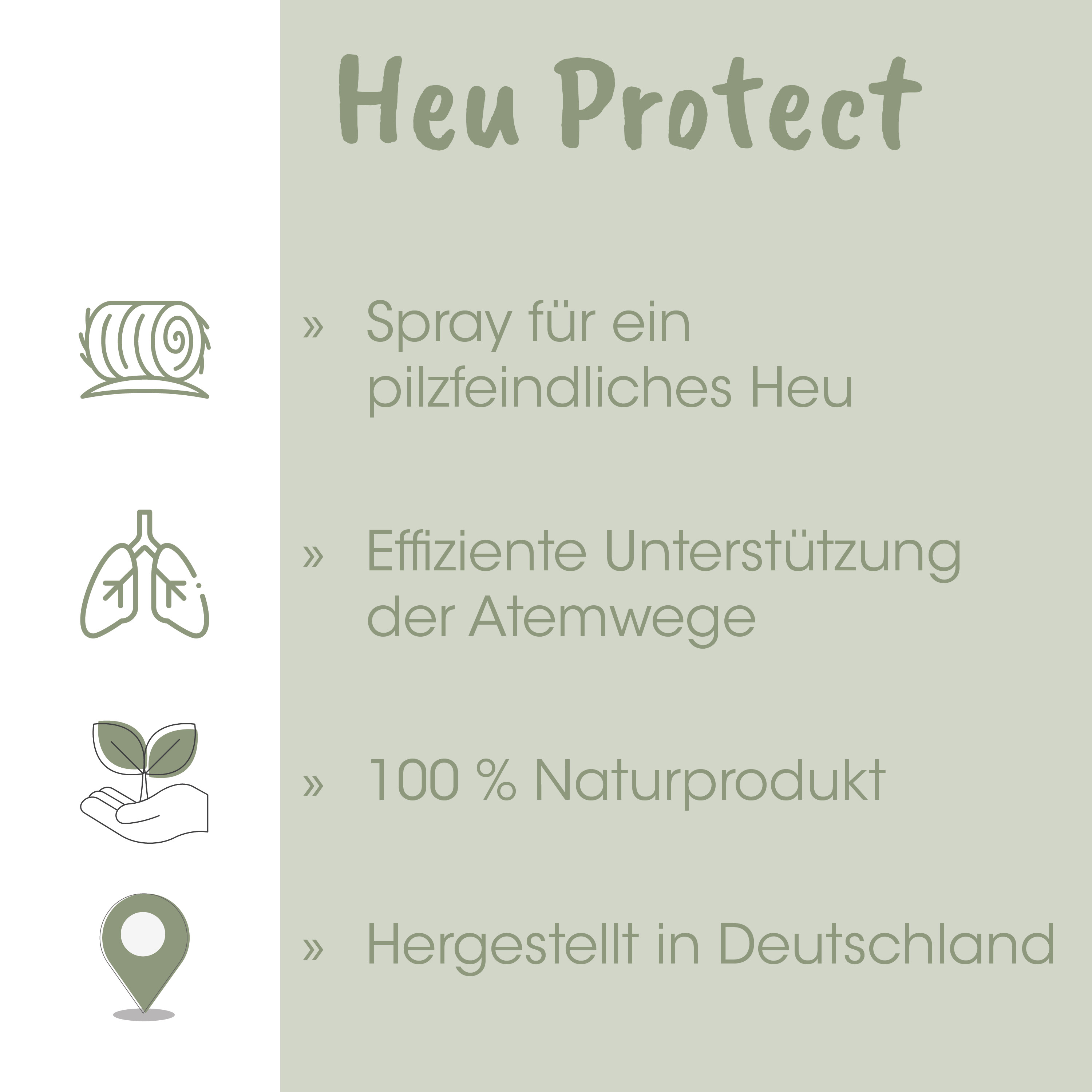 Heu Spray, Pilzfrei, Naturprodukt, Deutschland, Lungenfreundlich