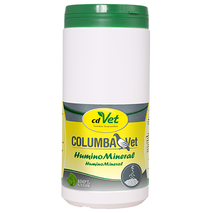 Hundeernährung, ColumbiaVet, HuminoMineral, Futterdose, Grüner Deckel
