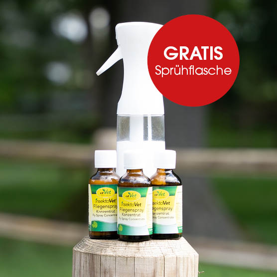 Insektenspray, Fliegenspray, Konzentrat, Sprayflasche, Tierarztbedarf, Insektenrepellent, Mückenspray, Konzentrat, braune Glasflaschen, Sprühflasche, Insektenabwehr, Fliegenspray, Konzentrat, Sprayflasche, Vetmed