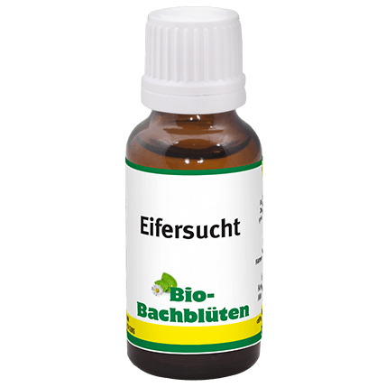 eifersucht, bio, bachblüten, tropfen, flasche