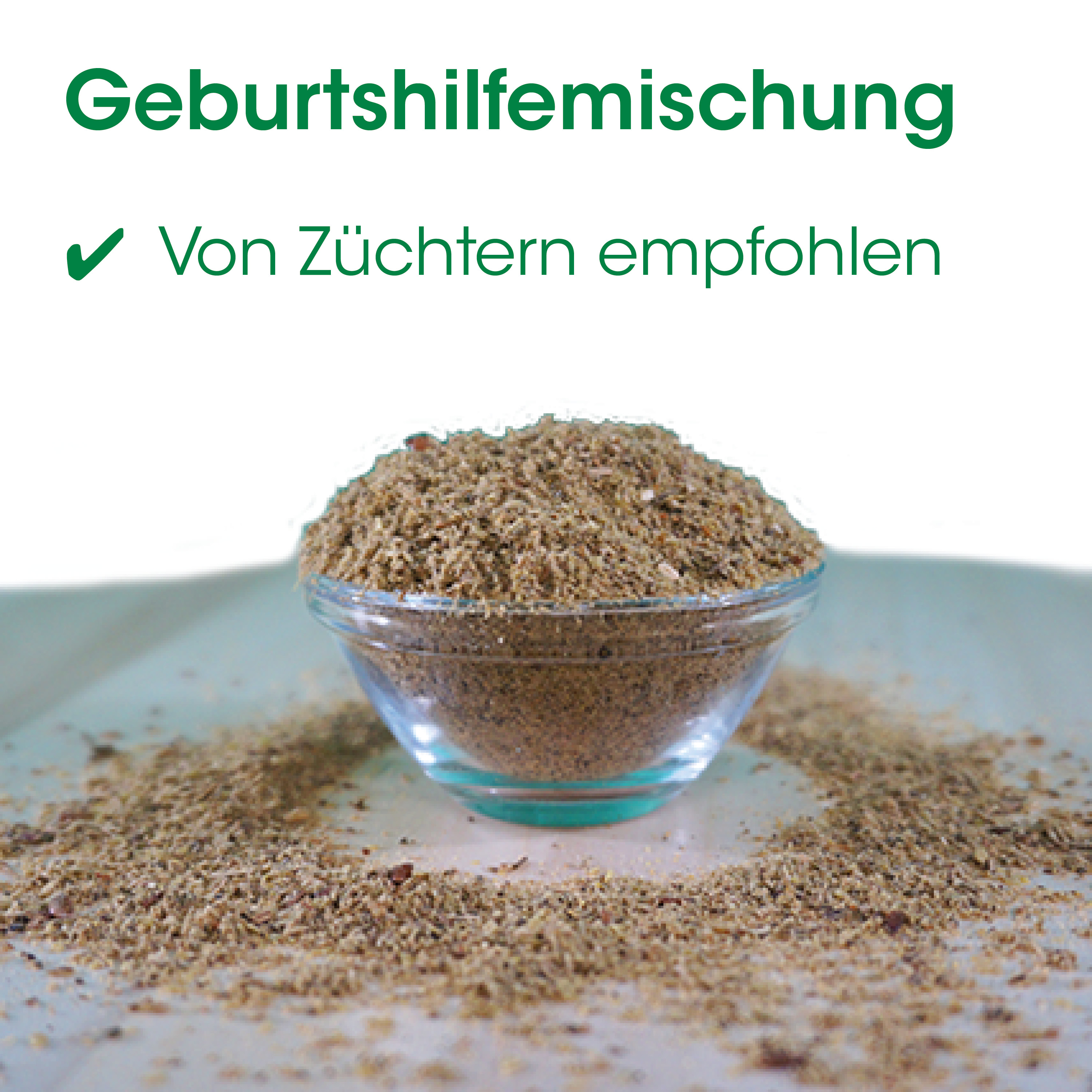 Geburtshilfemischung, Mehl-Getreide-Mischung, Körner, Brunch-Zutat, getrocknetes Gewürz
