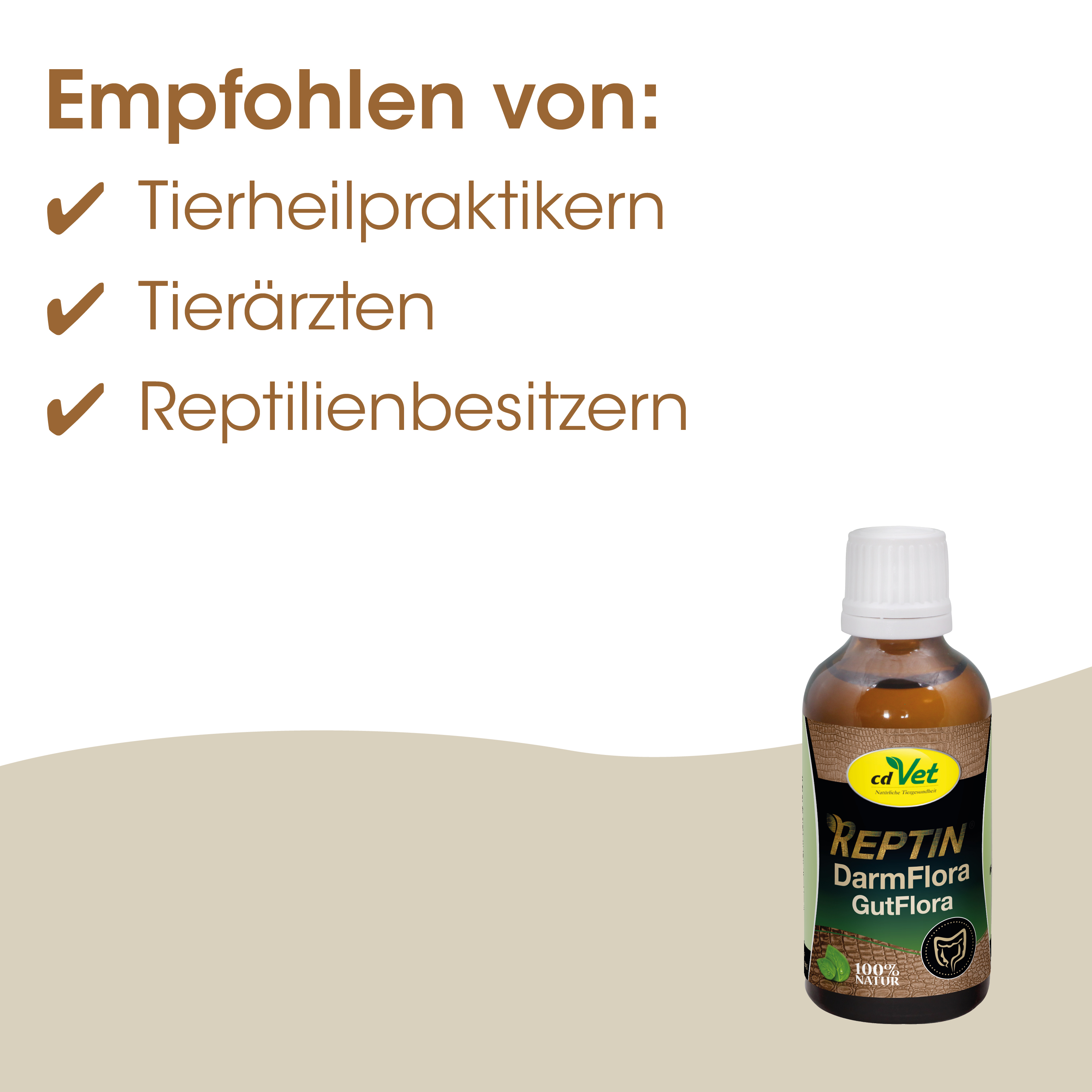 Reptilin, Darmflora, Gutflora, Tierzubehör, Tierschutzprodukt