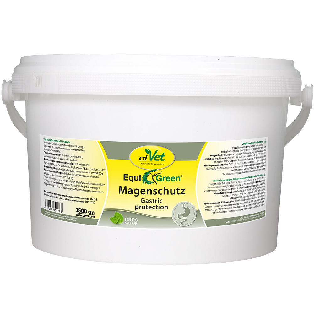 Eimer, Gastric protection, Magenschutz, Tierheilmittel, Magenschutz