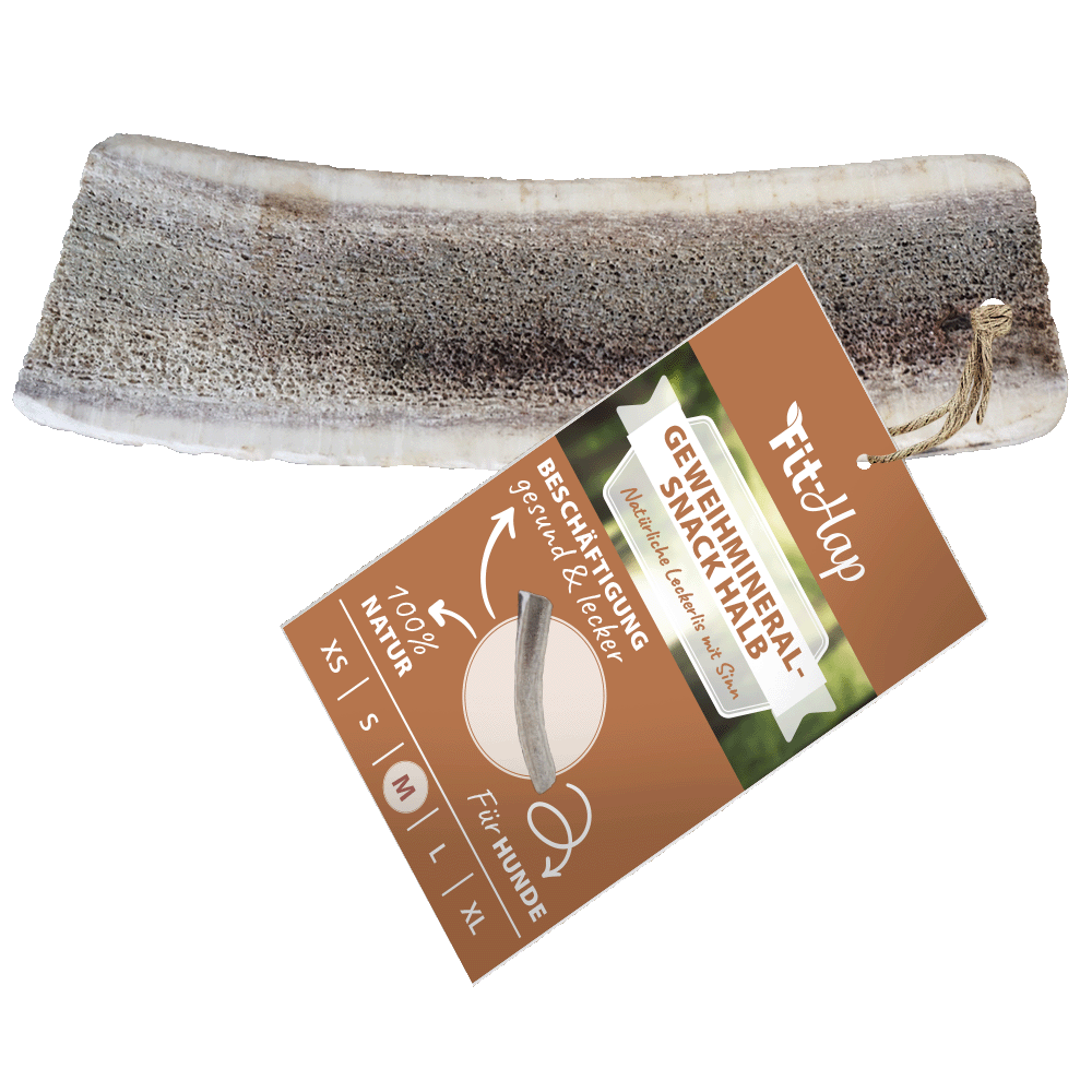 Fit-Hap Geweihmineral-Snack halb M (80-120 g)