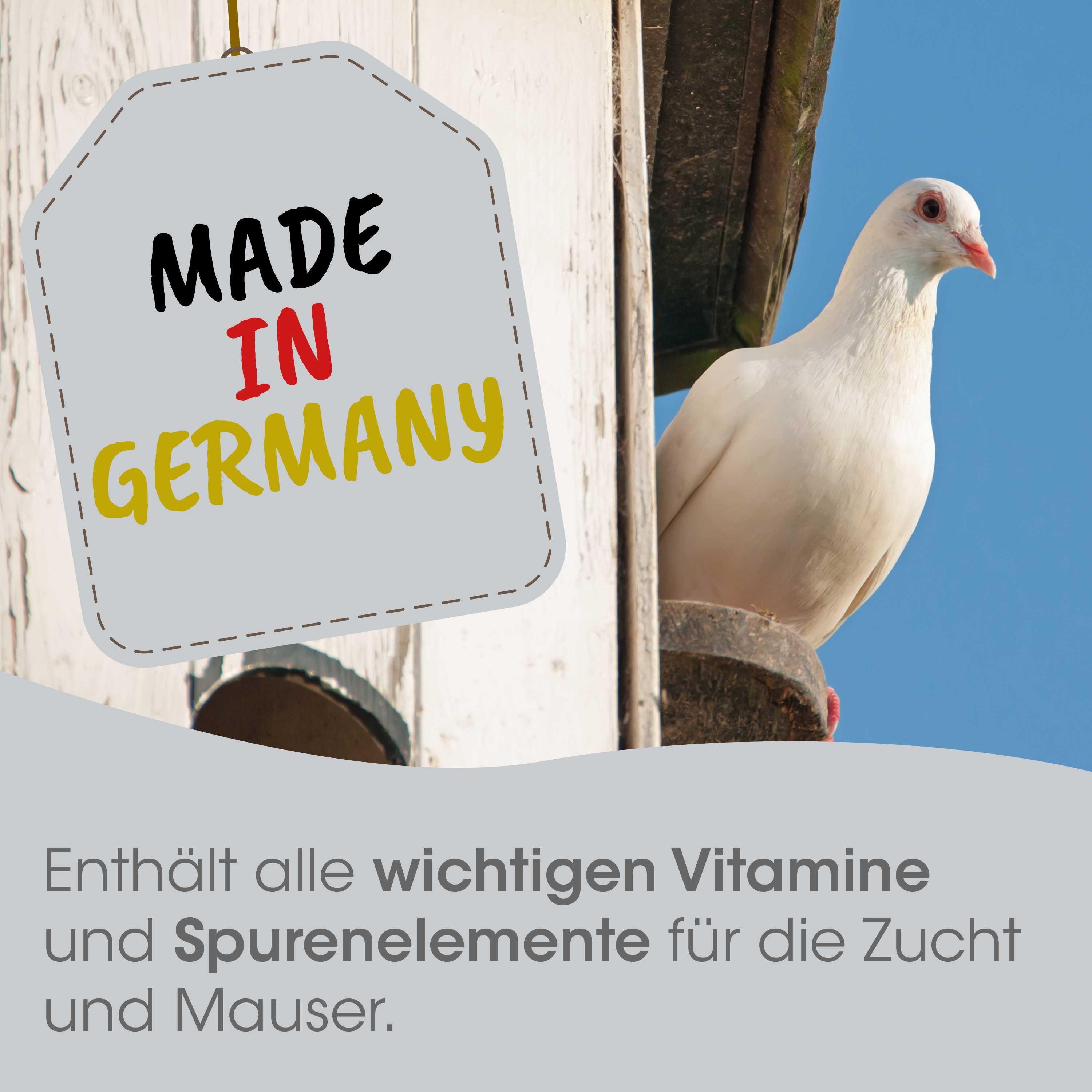 made in germany, vitamins, spurelemente, mauser, zucht