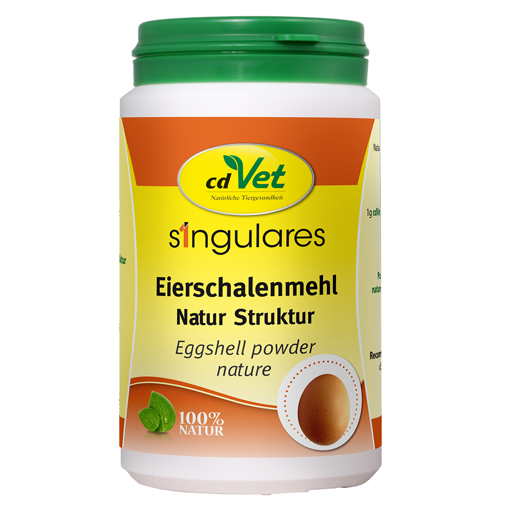 Singulares Eierschalenmehl Natur Struktur 350 g