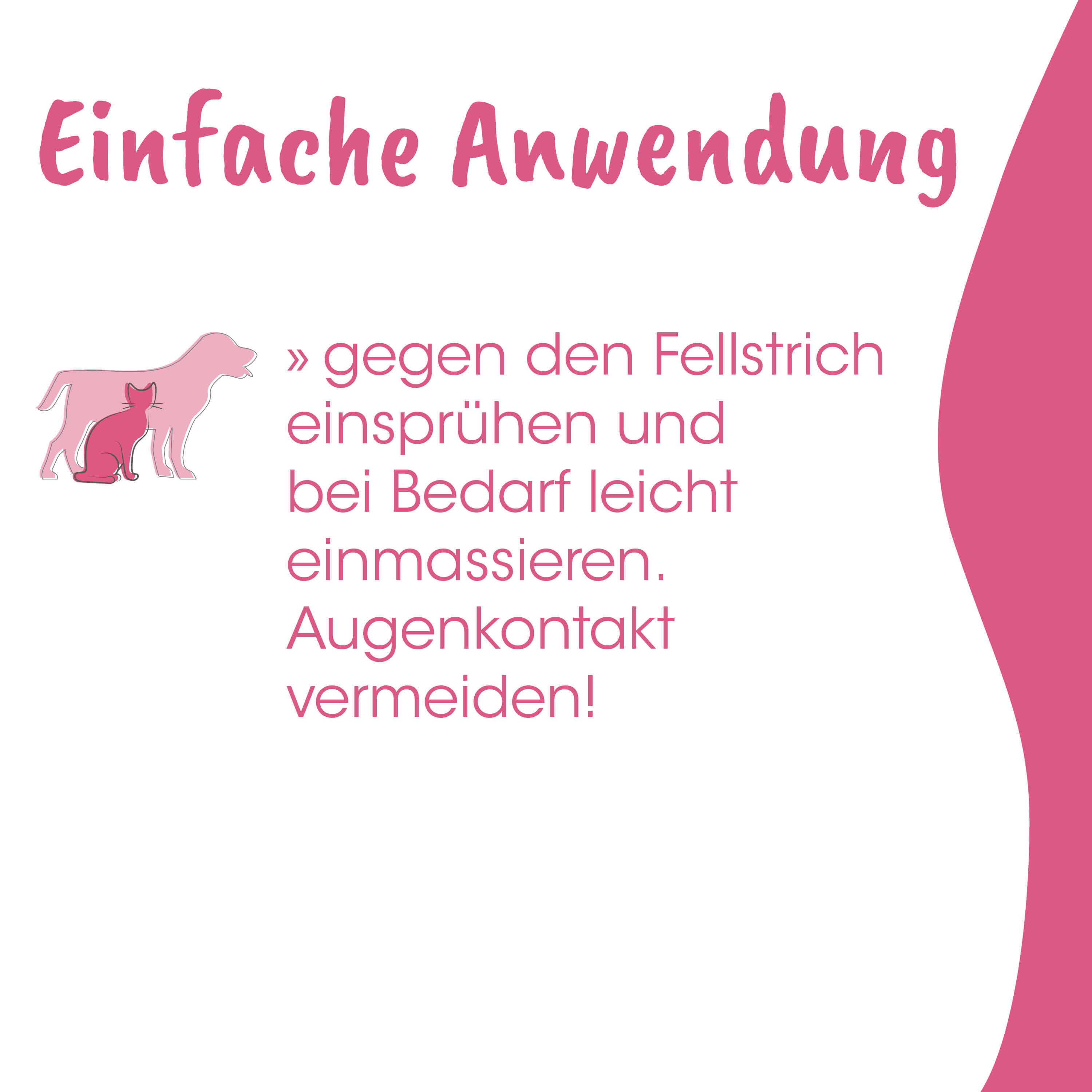 Kleines Tierbild, Hundewelpe, Katze, Pink, Illustration