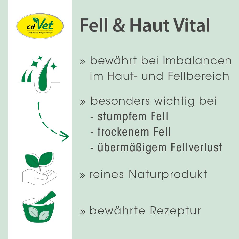 Fell & Haut Vital Hund & Katze 750 g