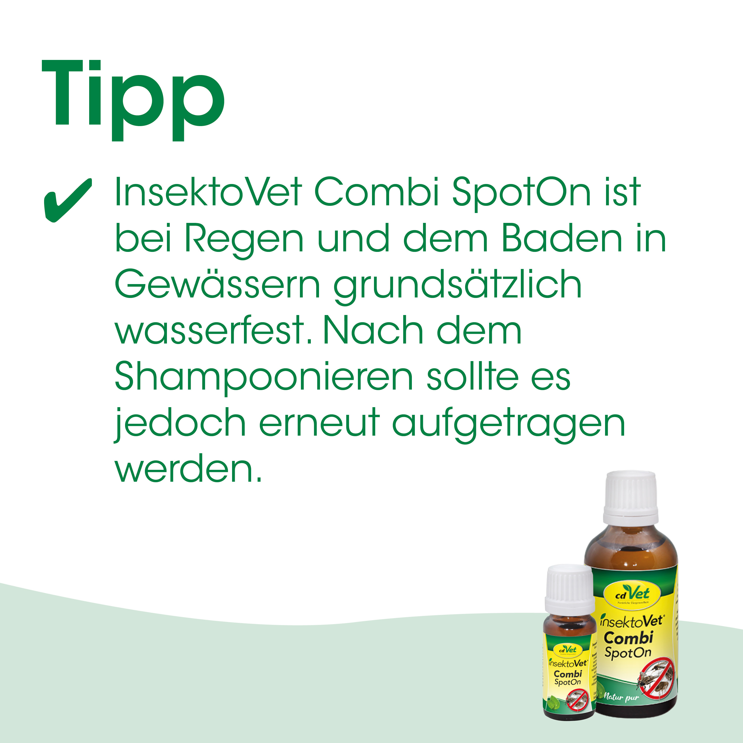 Insektenschutz, Spot-On, Tierpflege,  Tropfen Flasche
