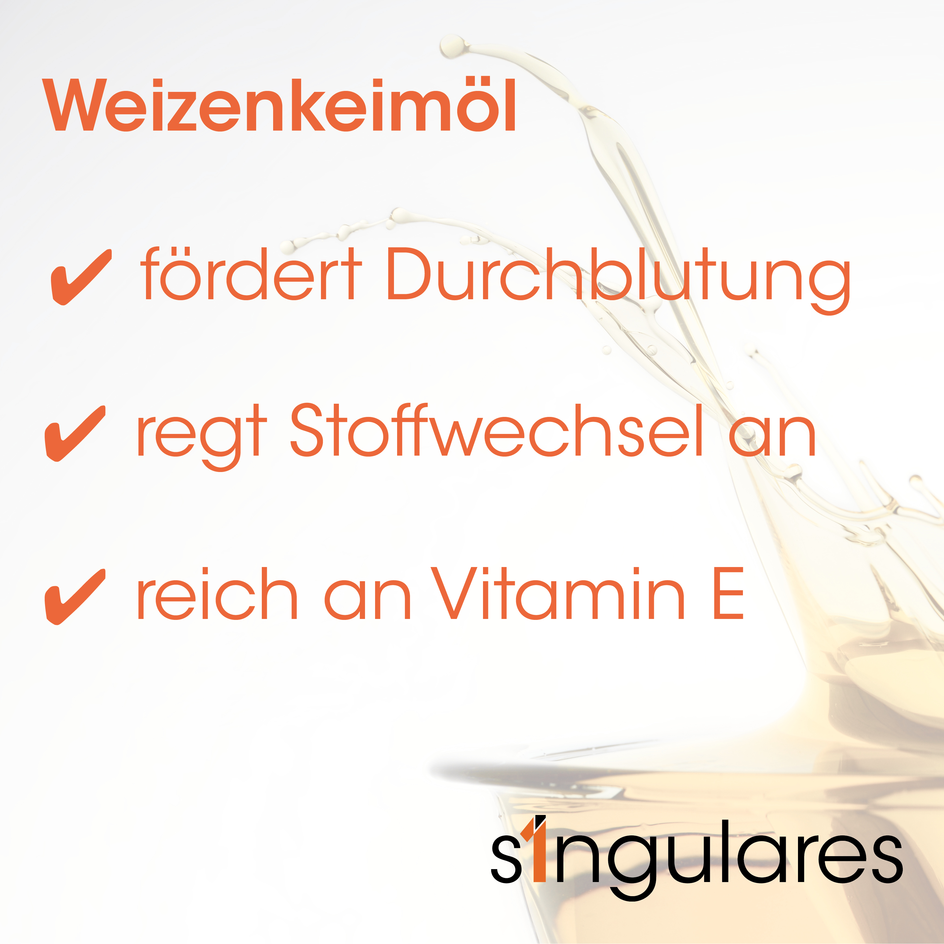 weizenöl, durchblutung, stoffwechsel, Vitamin-E, flüssigkeit