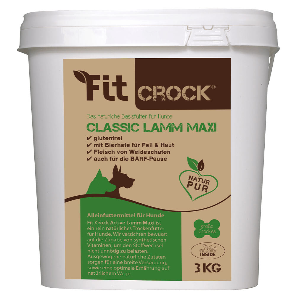 Hundedroogvoer, Lamm, Maxi, 3 kg, Naturpur