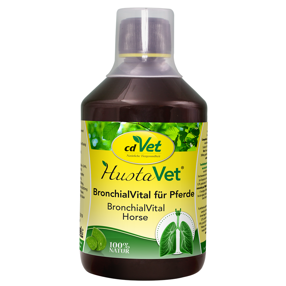 BronchialVital, Pferde, HustanVet, Naturprodukt, Flüssigkeit