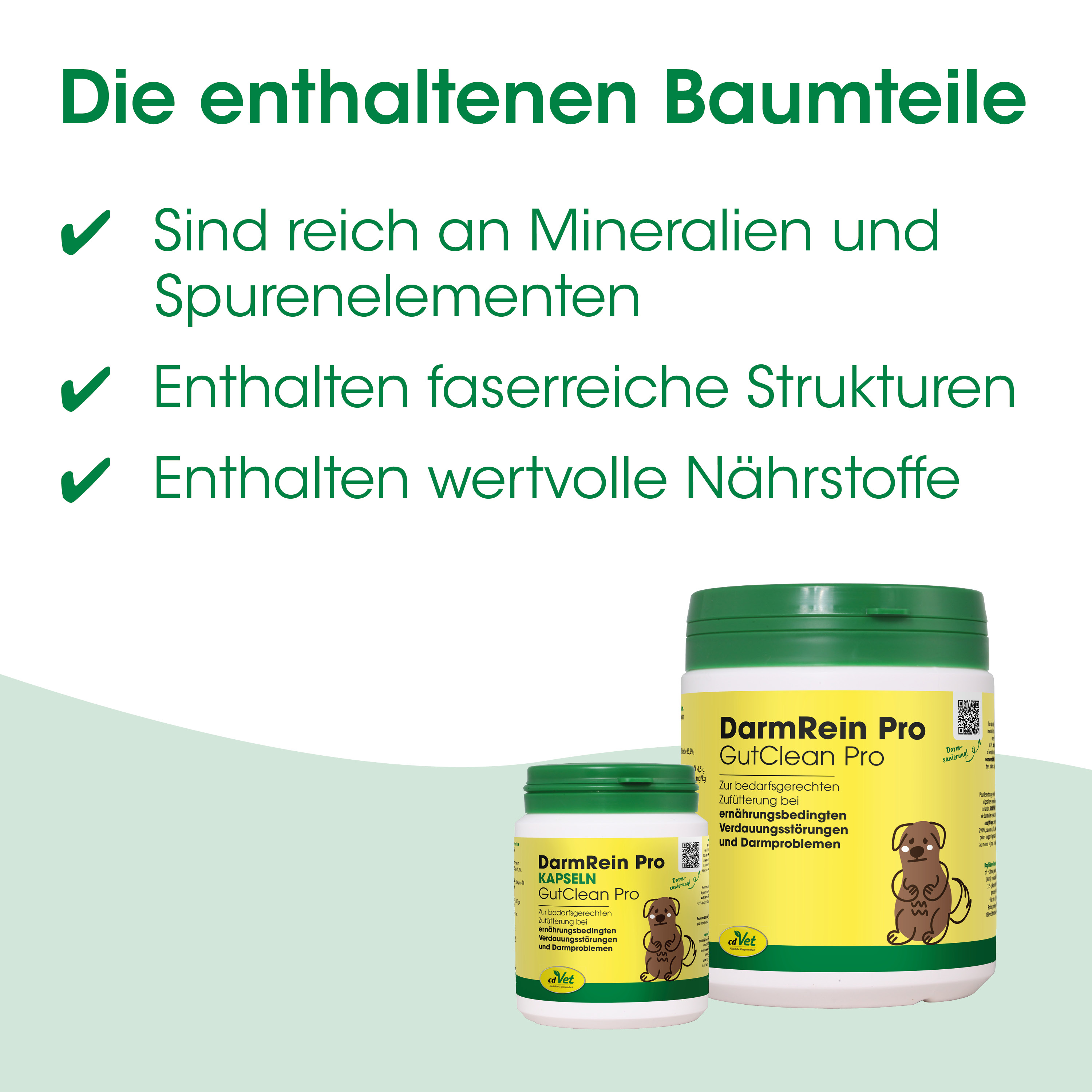 Kotbehandlung, Kapseln, Darmrein Pro, GutClean Pro, Tierarztprodukt