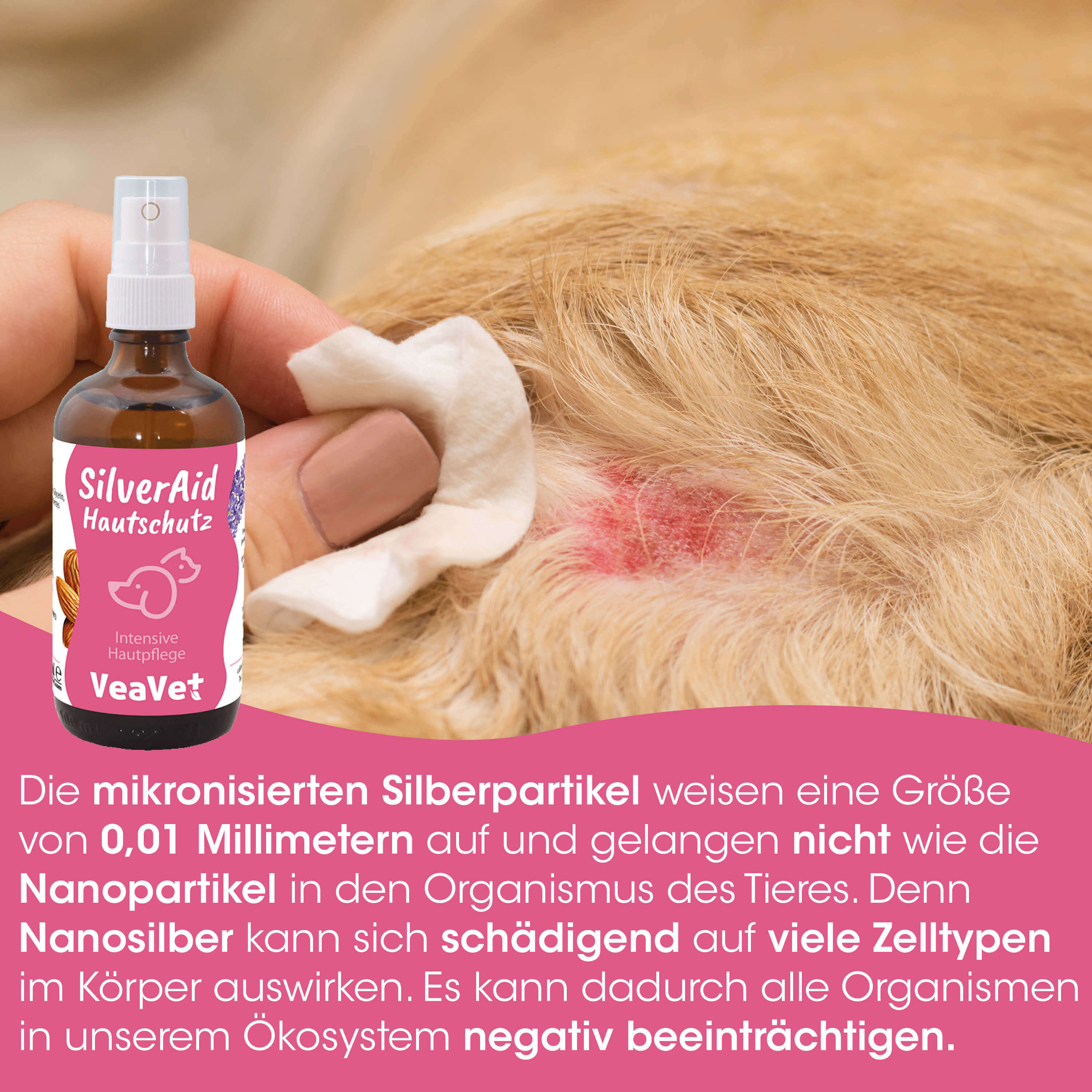 spray bottle, pink label, Hundepflege, Topicals, Hautpflege