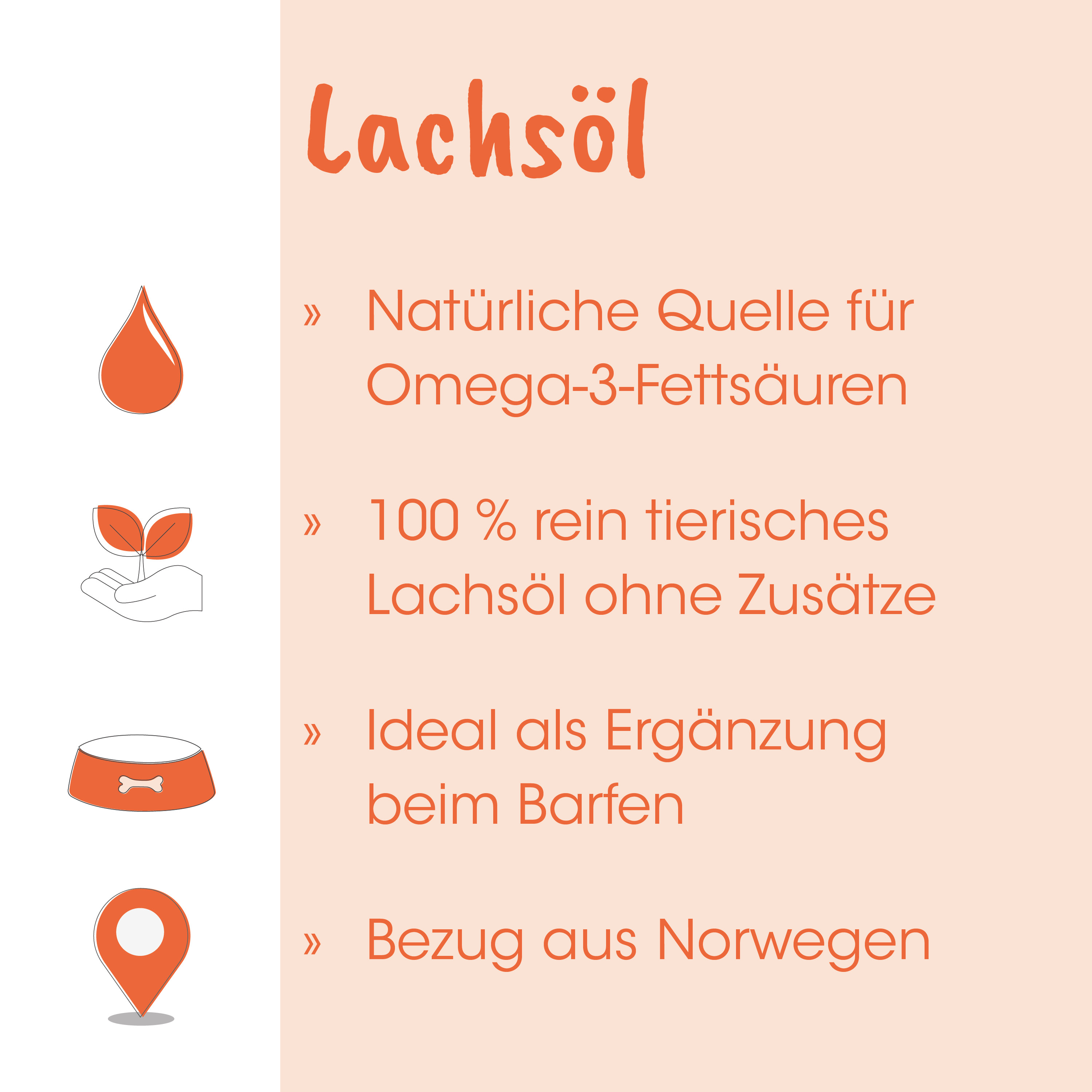 lachsöl, omega-3, tierisches öl, 100 % rein, ohne zusätze