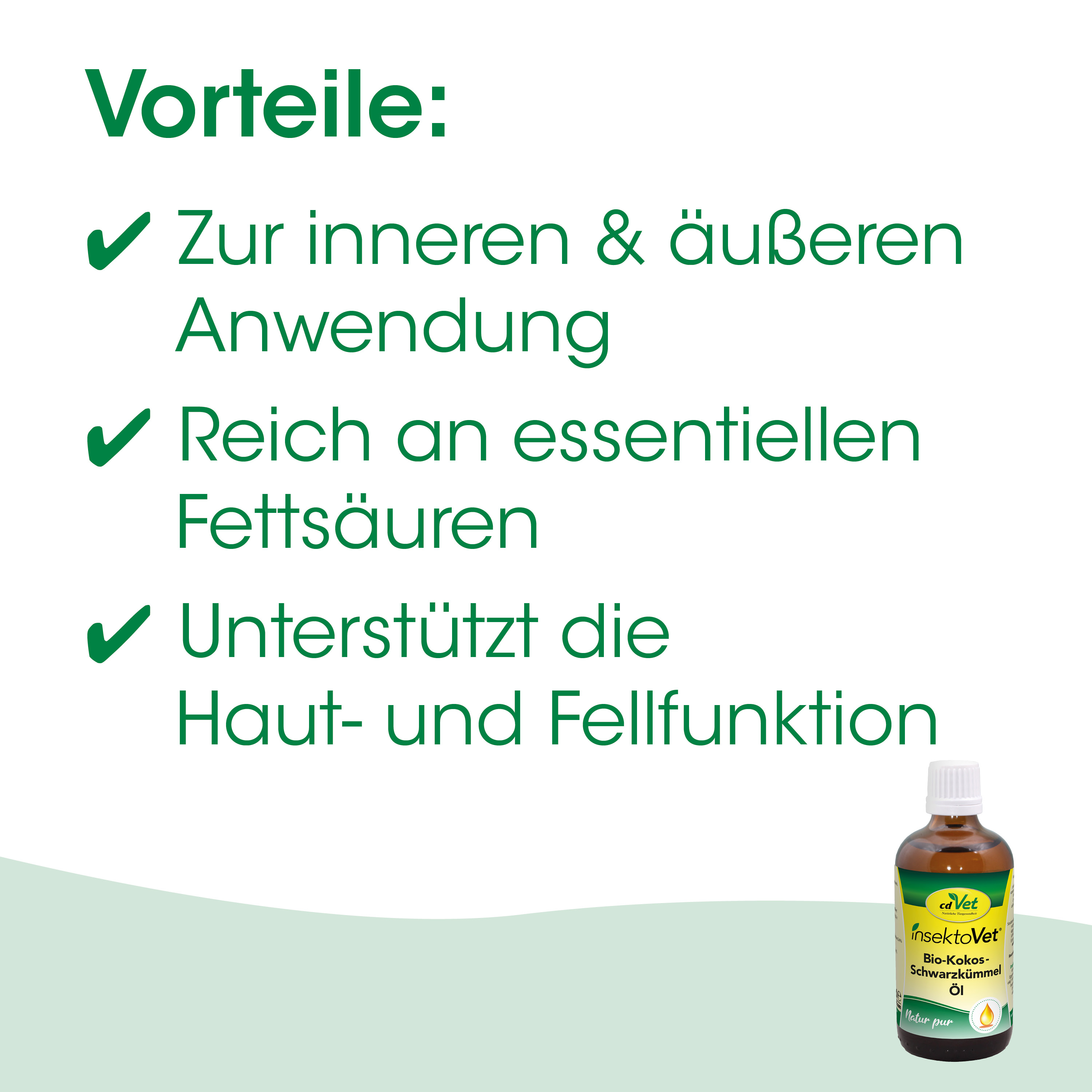 Insektenschutzöl, Bio-Öl, Kokosöl, Schwarzkümmel, Insektenabwehröl