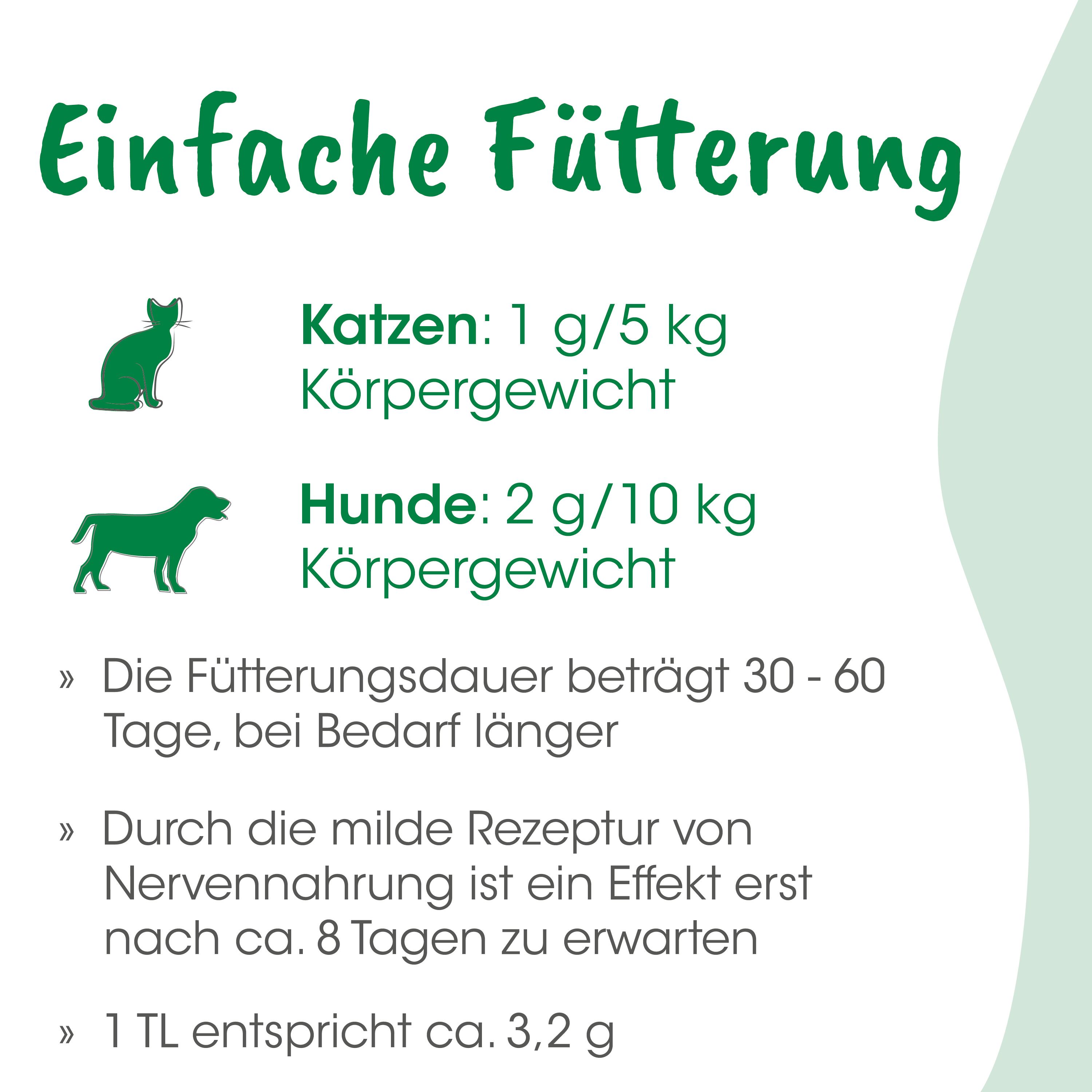 Katzenfutter, Katzennahrung, Katzenfutter Dosierung, Körpergewicht, Nahrungszusätze