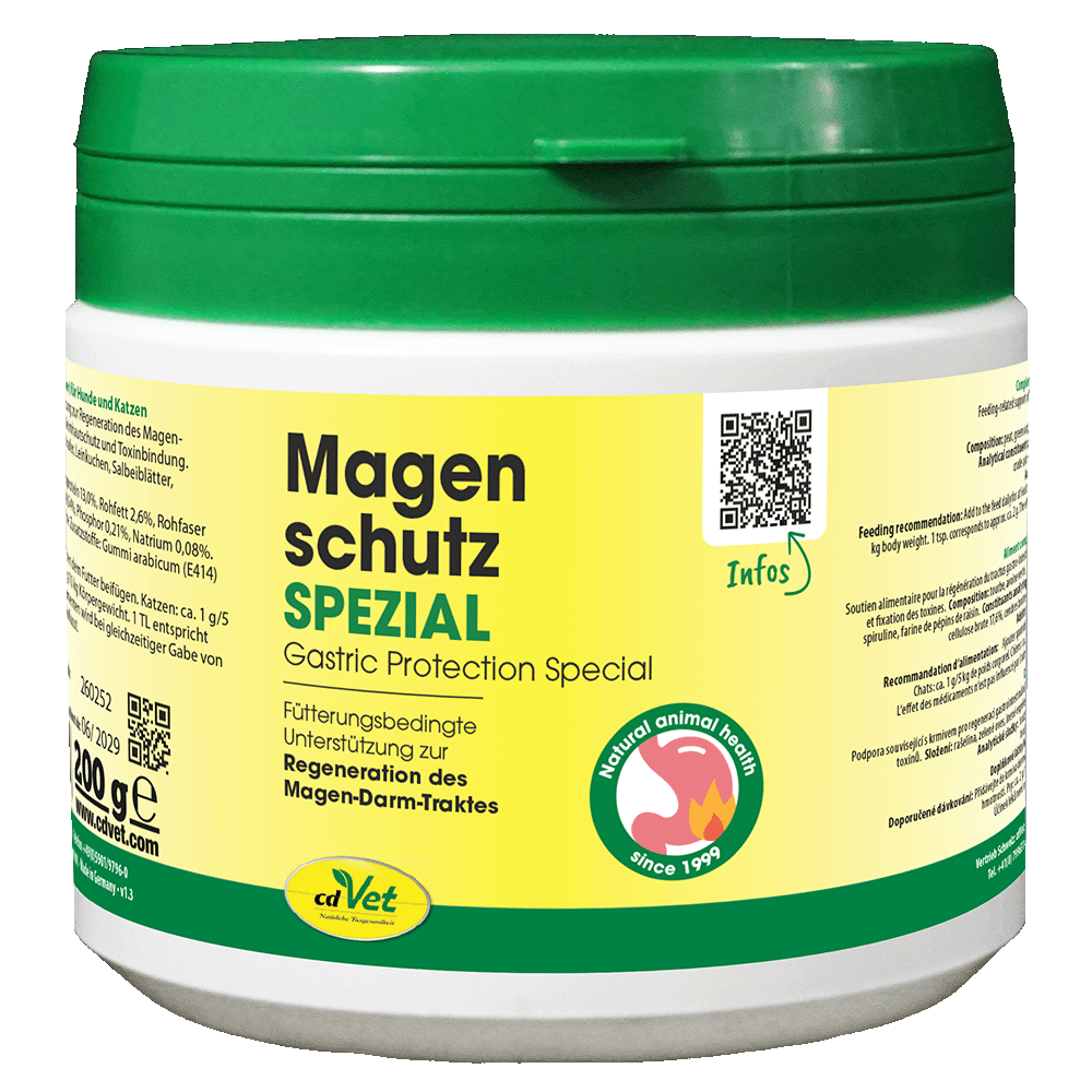 Magenschutz, Gastric Protection, Katzenfutter, Fütterungsbedarf, Naturgesundheit