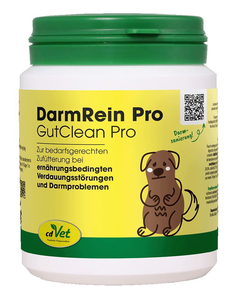 DarmRein Pro, GutClean Pro, Verdauungsunterstützung Hund, Verdauungshilfe, Tiernahrungsergänzung